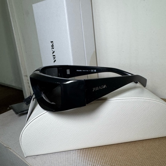 Prada PR 58YS 1AB5S0 Sunglasses - US Prada Black Sunglasses for Men